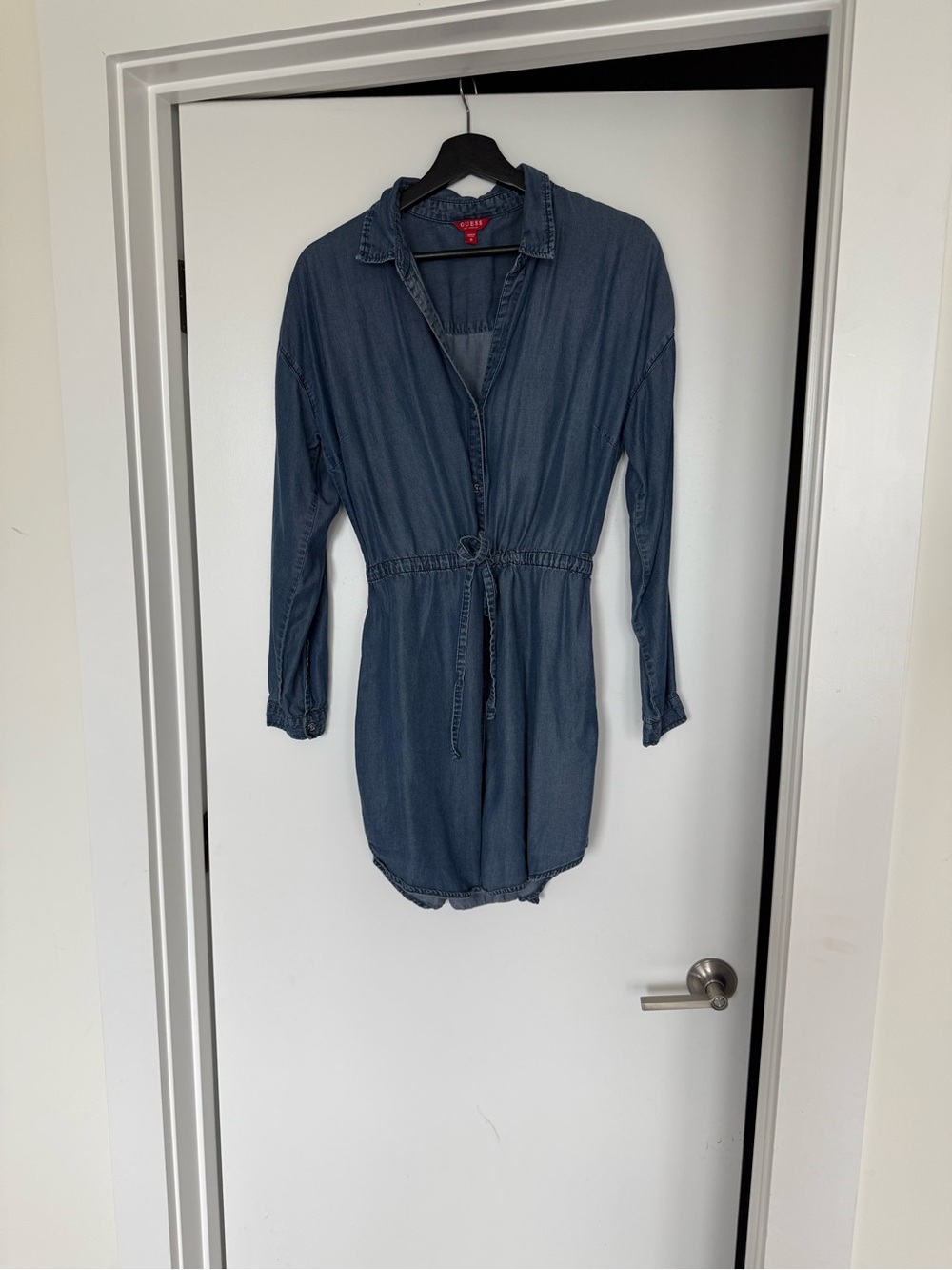 Guess Denim Tunic with Drawstring Waist